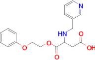 4-Oxo-4-(2-phenoxyethoxy)-3-((pyridin-3-ylmethyl)amino)butanoic acid