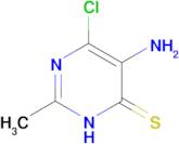 5-amino-6-chloro-2-methyl-3,4-dihydropyrimidine-4-thione