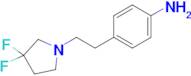 4-(2-(3,3-Difluoropyrrolidin-1-yl)ethyl)aniline