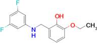 2-(((3,5-Difluorophenyl)amino)methyl)-6-ethoxyphenol