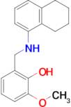 2-Methoxy-6-(((5,6,7,8-tetrahydronaphthalen-1-yl)amino)methyl)phenol