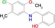 2-(((4-Chloro-2-methoxy-5-methylphenyl)amino)methyl)phenol