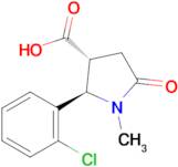 (2R,3R)-2-(2-chlorophenyl)-1-methyl-5-oxopyrrolidine-3-carboxylic acid