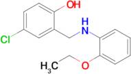 4-Chloro-2-(((2-ethoxyphenyl)amino)methyl)phenol