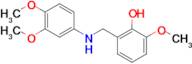 2-(((3,4-Dimethoxyphenyl)amino)methyl)-6-methoxyphenol