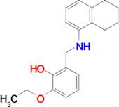 2-Ethoxy-6-(((5,6,7,8-tetrahydronaphthalen-1-yl)amino)methyl)phenol