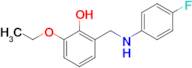 2-Ethoxy-6-(((4-fluorophenyl)amino)methyl)phenol