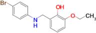 2-(((4-Bromophenyl)amino)methyl)-6-ethoxyphenol