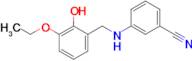 3-((3-Ethoxy-2-hydroxybenzyl)amino)benzonitrile
