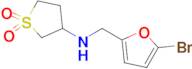 3-(((5-Bromofuran-2-yl)methyl)amino)tetrahydrothiophene 1,1-dioxide