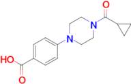 4-(4-(Cyclopropanecarbonyl)piperazin-1-yl)benzoic acid