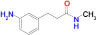 3-(3-Aminophenyl)-N-methylpropanamide