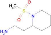 2-(1-(Methylsulfonyl)piperidin-2-yl)ethan-1-amine