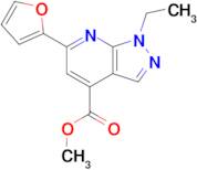 Methyl 1-ethyl-6-(furan-2-yl)-1H-pyrazolo[3,4-b]pyridine-4-carboxylate