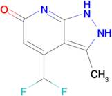 4-(difluoromethyl)-3-methyl-1H,2H,6H-pyrazolo[3,4-b]pyridin-6-one