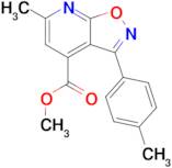 Methyl 6-methyl-3-(p-tolyl)isoxazolo[5,4-b]pyridine-4-carboxylate