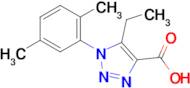 1-(2,5-Dimethylphenyl)-5-ethyl-1H-1,2,3-triazole-4-carboxylic acid