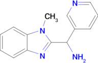 (1-Methyl-1H-benzo[d]imidazol-2-yl)(pyridin-3-yl)methanamine