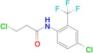 3-Chloro-N-(4-chloro-2-(trifluoromethyl)phenyl)propanamide