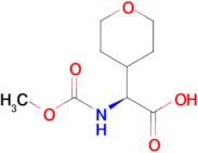 (S)-2-((methoxycarbonyl)amino)-2-(tetrahydro-2H-pyran-4-yl)acetic acid