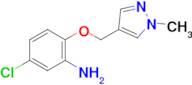 5-Chloro-2-((1-methyl-1H-pyrazol-4-yl)methoxy)aniline