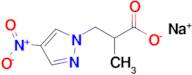 Sodium 2-methyl-3-(4-nitro-1H-pyrazol-1-yl)propanoate