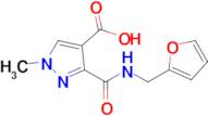 3-((Furan-2-ylmethyl)carbamoyl)-1-methyl-1H-pyrazole-4-carboxylic acid