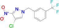 4-Chloro-3-nitro-1-(3-(trifluoromethyl)benzyl)-1H-pyrazole