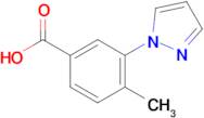 4-Methyl-3-(1H-pyrazol-1-yl)benzoic acid