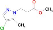 Methyl 3-(4-chloro-5-methyl-1H-pyrazol-1-yl)propanoate