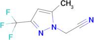 2-(5-Methyl-3-(trifluoromethyl)-1H-pyrazol-1-yl)acetonitrile