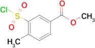 3-Chlorosulfonyl-4-methyl-benzoic acid methyl ester