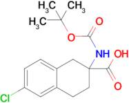 2-Boc-amino-6-chloro-1,2,3,4-tetrahydro-naphthalene-2-carboxylic acid