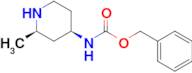 (2R,4R)-(2-Methyl-piperidin-4-yl)-carbamic acid benzyl ester