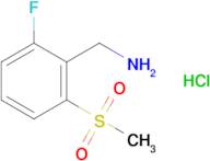 2-Fluoro-6-methanesulfonyl-benzylamine hydrochloride