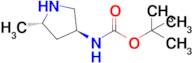 (3S,5S)-(5-Methyl-pyrrolidin-3-yl)-carbamic acid tert-butyl ester