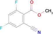 2-Cyano-4,6-difluoro-benzoic acid methyl ester