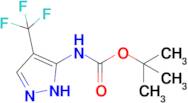 (4-Trifluoromethyl-2H-pyrazol-3-yl)-carbamic acid tert-butyl ester