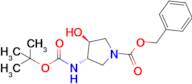 (3S,4S)-3-tert-Butoxycarbonylamino-4-hydroxy-pyrrolidine-1-carboxylic acid benzyl ester