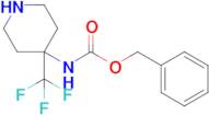 (4-Trifluoromethyl-piperidin-4-yl)-carbamic acid benzyl ester