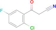 3-(2-Chloro-5-fluoro-phenyl)-3-oxo-propionitrile