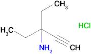 1,1-Diethyl-prop-2-ynylamine hydrochloride