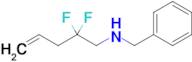 Benzyl-(2,2-difluoro-pent-4-enyl)-amine