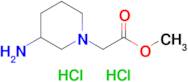 (3-Amino-piperidin-1-yl)-acetic acid methyl ester dihydrochloride