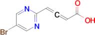 4-(5-Bromo-pyrimidin-2-yl)-buta-2,3-dienoic acid