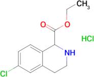 Ethyl 6-chloro-1,2,3,4-tetrahydro-isoquinoline-1-carboxylate hydrochloride