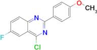 4-Chloro-6-fluoro-2-(4-methoxy-phenyl)-quinazoline