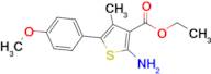 Ethyl 2-amino-5-(4-methoxy-phenyl)-4-methyl-thiophene-3-carboxylate