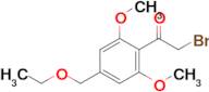 2-Bromo-1-(4-ethoxymethyl-2,6-dimethoxy-phenyl)-ethanone