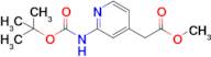 (2-Boc-amino-pyridin-4-yl)-acetic acid methyl ester